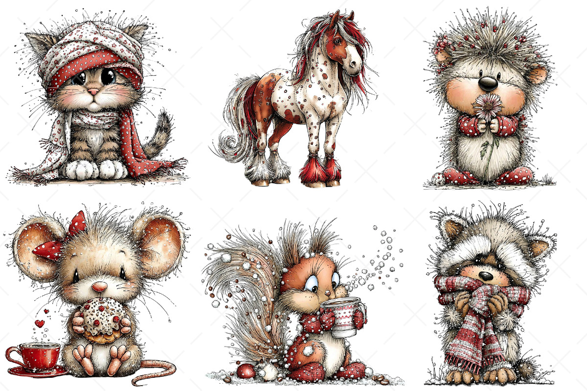 Morning Mood Animal Prints, an Illustration by Craft Nest (Photo 3 of 6)