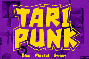 Tari Punk – Bold Display Font