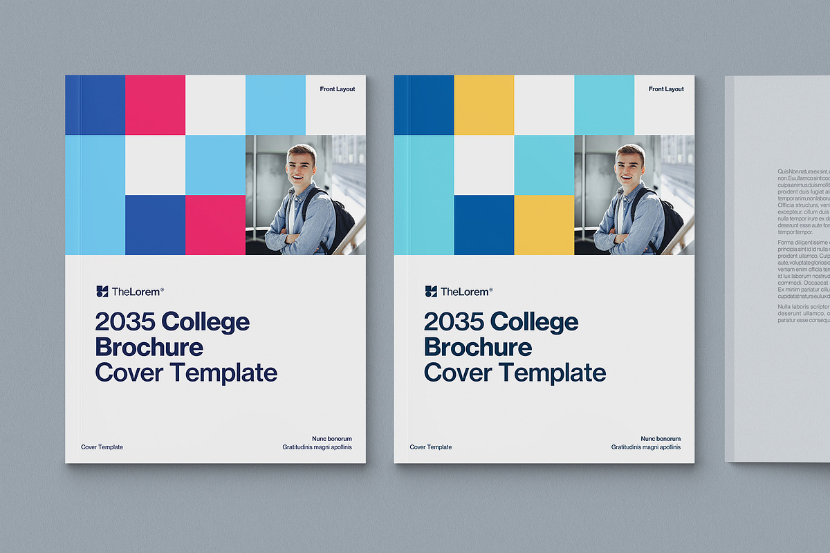 College Brochure Cover Template, a Brochure Template by BrandPacks (Photo 4 of 6)