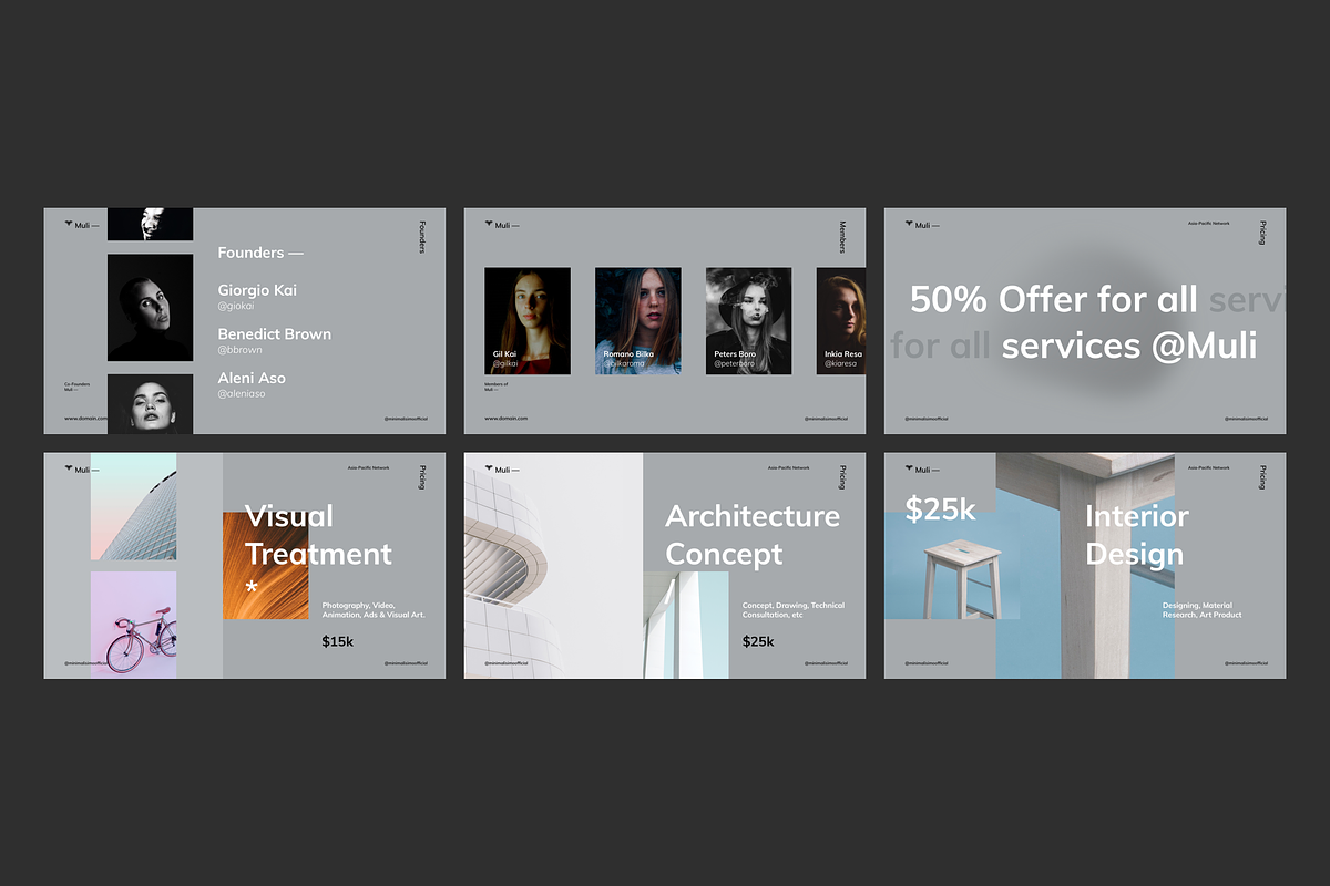 Muli - Minimalist Presentation, a Presentation Template by Biro AMDS (Photo 7 of 15)