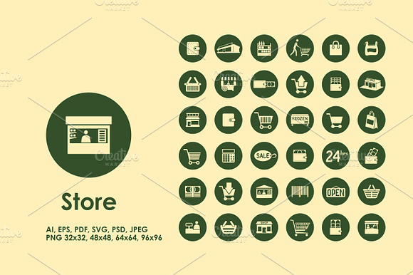 Store Icons