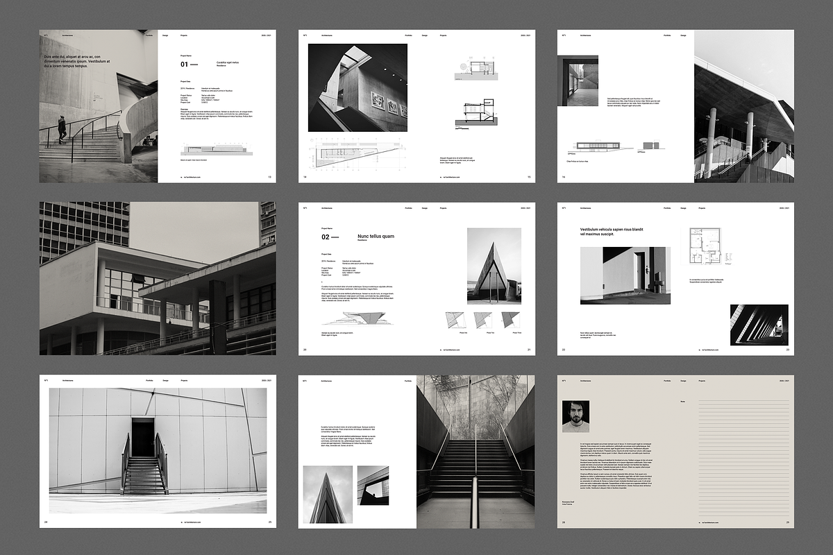 Architecture Brochure, a Brochure Template by silukEight (Photo 13 of 13)