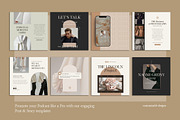 Podcast Instagram Creator CANVA PS, a Social Media Template by Eviory (Thumbnail 6 of 20)