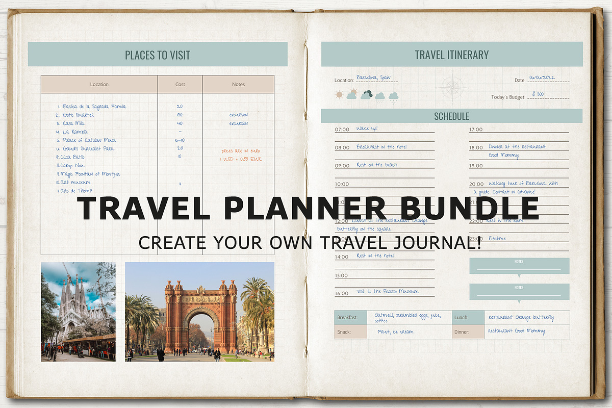 Canva Travel Planner Templates, a Templates & Theme by Nursery Art (Photo 9 of 9)