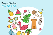 Summer Days Playful Font, a Handwritten Font by Helotype (Thumbnail 5 of 6)