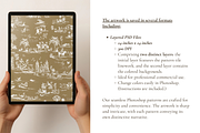 Mexico Toile de Jouy Pattern, a Background Graphic by Hughes Studio (Thumbnail 5 of 8)