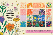 Groovy Garden Graphic Collection, a Pattern Graphic by rouxsupplyco (Thumbnail 4 of 10)