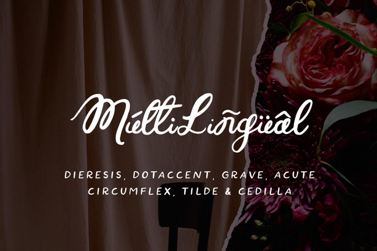 Handmade Font Duo Script Sans Serif, a Script Font by Creator Goodies (Photo 11 of 13)