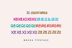 Mocka - Playful Ligature Font