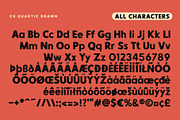 CS Quartic Drawn, a Sans Serif Font by Craft Supply Co. (Thumbnail 8 of 8)