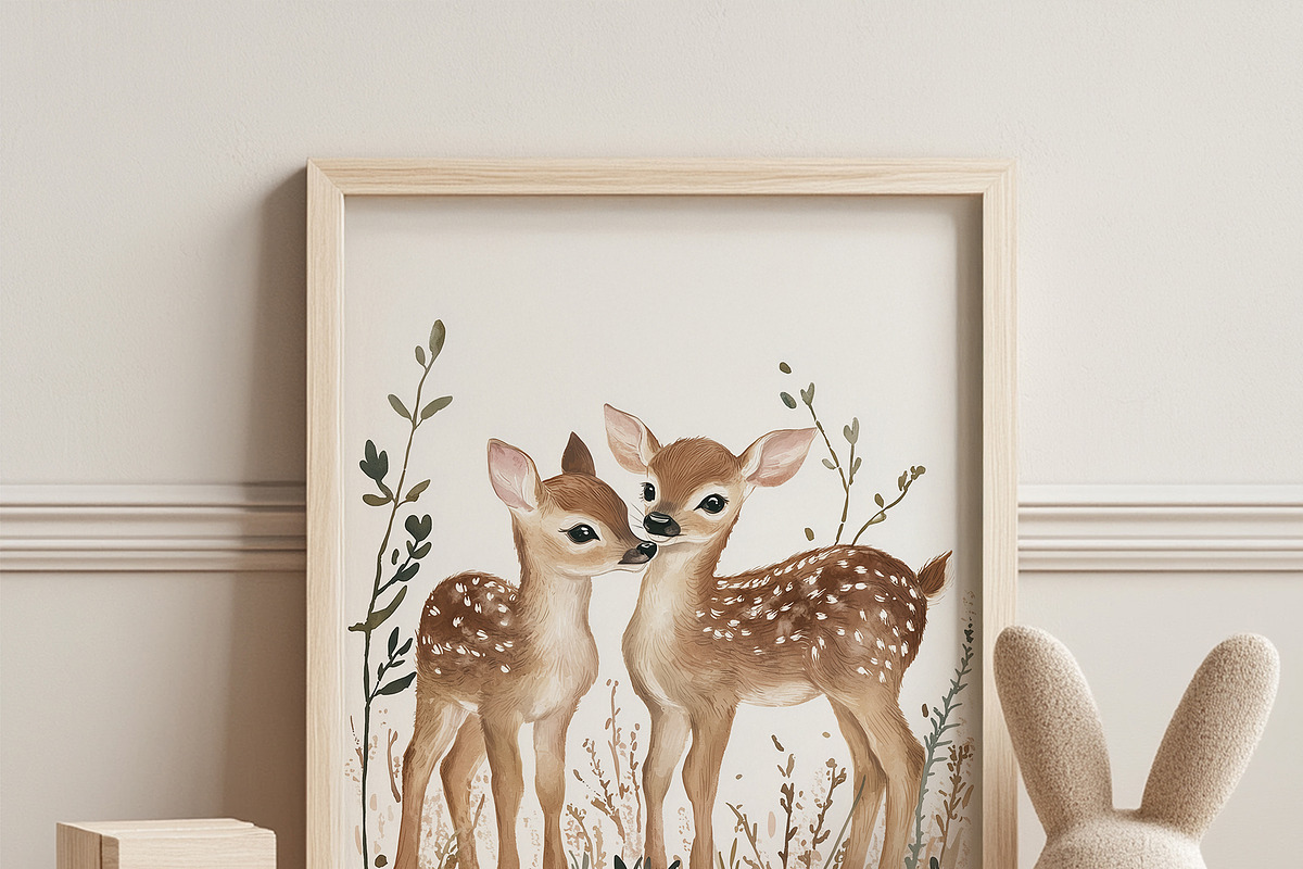 120 Animal Nursery Posters, an Animal Illustration by NassyArt (Photo 3 of 10)