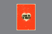 Thank You grunge vector cards set., a Background Graphic by PoPaShop (Thumbnail 2 of 9)