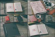 34 Hip Notebook Mock-ups, a Pens & Pencil Mockup by Madebyvadim (Thumbnail 4 of 5)