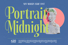 Portrait Midnight Modern Serif