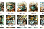 350+ Retro Kitchen Pages, a Decorative Illustration by HubbaDigitals (Thumbnail 2 of 5)