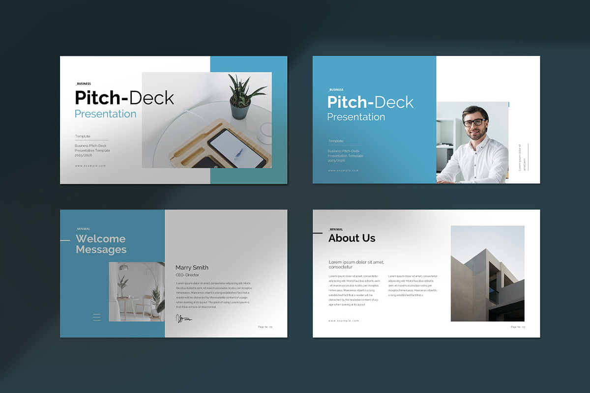 Pitch-Deck Presentation Template, a Presentation Template by Dream-Lab (Photo 2 of 7)