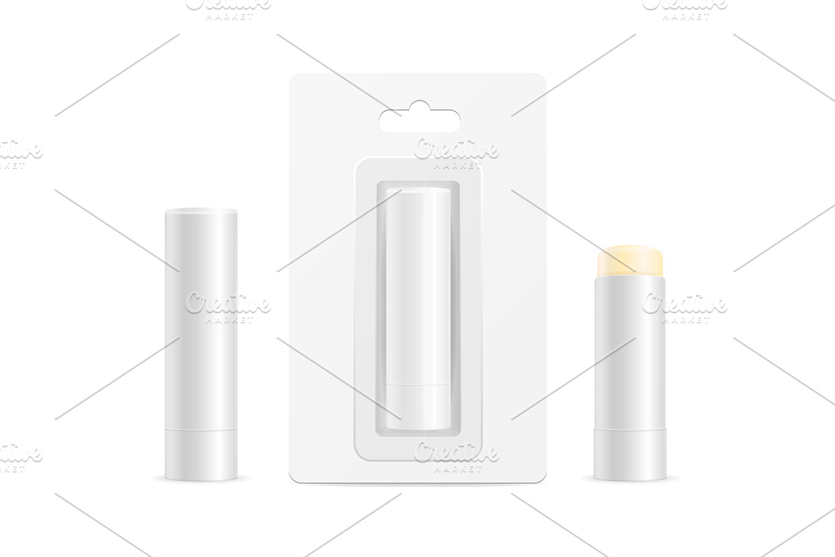 Hygiene Lipstick Mockup Template, an Object Graphic by Vector and Templates (Photo 1 of 3)