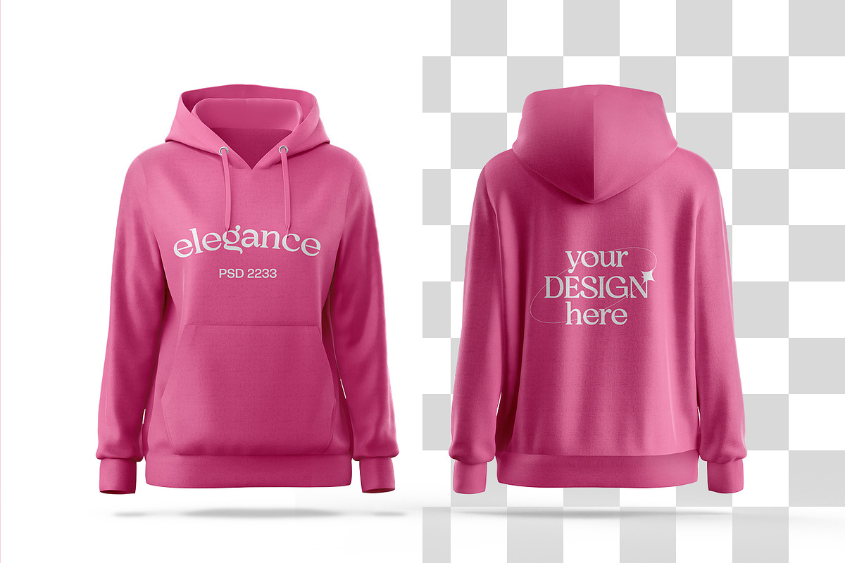 Woman's Hoodie Mockup, a Hoody Mockup by RamStudio2 (Photo 4 of 10)