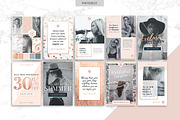 ROSE GOLD | Social Media Pack, a Social Media Template by Marigold Studios (Thumbnail 10 of 13)
