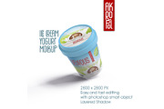 Yogurt Ice Cream Mockup, a Cups & Container Mockup by akropol (Thumbnail 6 of 6)