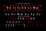Crimson Horror Horror Font, a Font by PutraCetol Studio (Thumbnail 7 of 11)