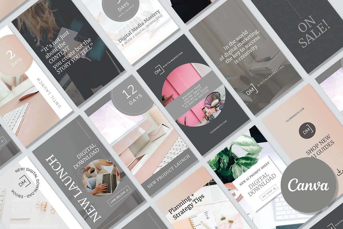 The Soft Launch Kit | Canva, a Social Media Template by Unravel (Photo 2 of 7)