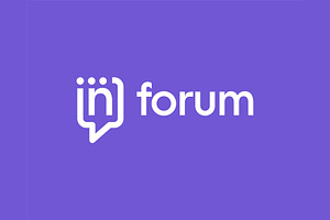 Letter IN Speak Talk Forum Logo, a Branding & Logo Template by ika trisiana