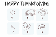 Happy thanksgiving| Symbols Fonts, a Symbol Font by Sirinart (Thumbnail 4 of 6)