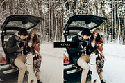 12 x Lightroom, Cinematic Winter, an Action Add-On by Kzara Visual Concepts (Thumbnail 5 of 13)