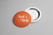Circle Pin Button Mockup, a Product Mockup by graphicook (Thumbnail 3 of 4)