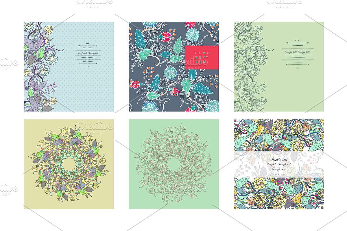 30 beautiful floral patterns preview 2