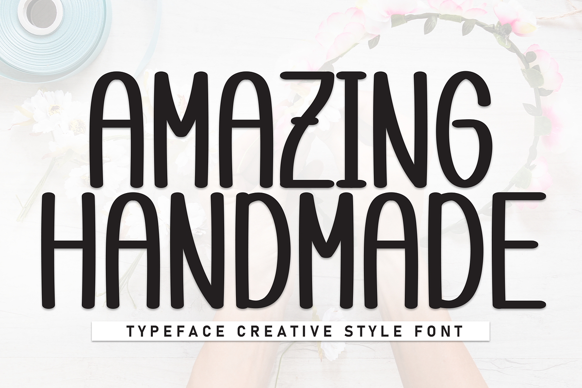 Amazing Handmade | Script Font, a Script Font by Scratchones (Photo 1 of 8)