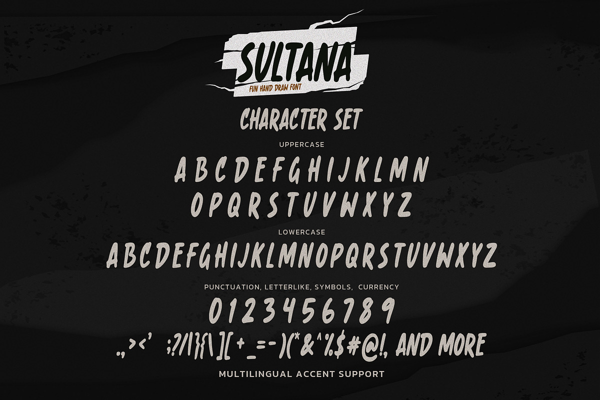 SULTANA - Fun Hand Drawn Font, a Font by Gassstype (Photo 8 of 8)