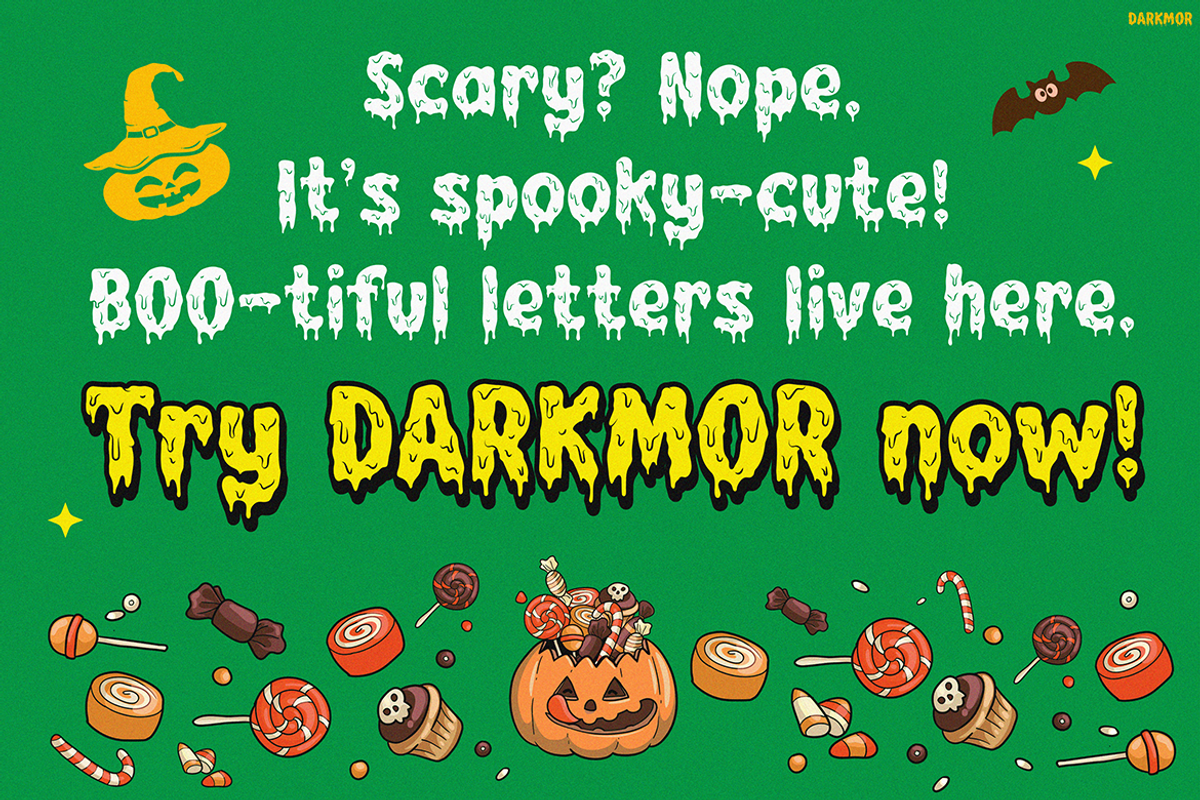 DARKMOR, a Font by Pinisi ART (Photo 7 of 10)