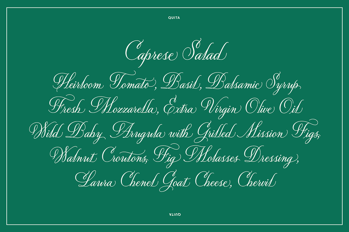 Quita, a Script Font by Delve Fonts (Photo 2 of 4)