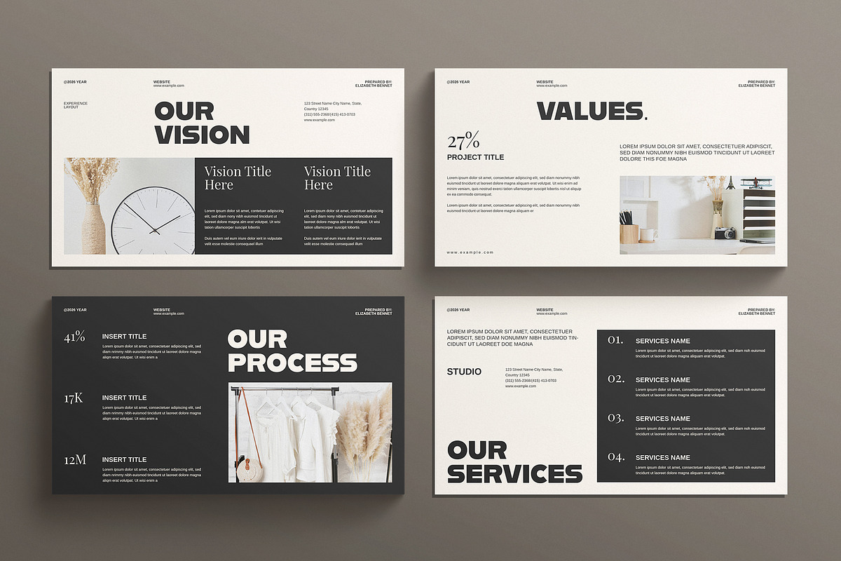 Pitch deck Presentation Template, a Presentation Template by E-Type (Photo 4 of 5)