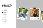 Instant Polaroid Photo Frame Mockup, a Product Mockup by graphypix (Thumbnail 2 of 4)