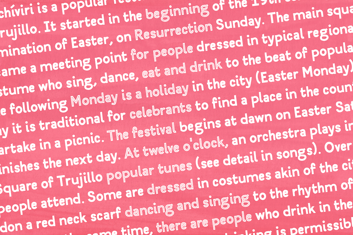 Jellybee Inline & Sans | Hand Drawn, a Handwritten Font by Ayca Atalay (Photo 4 of 5)