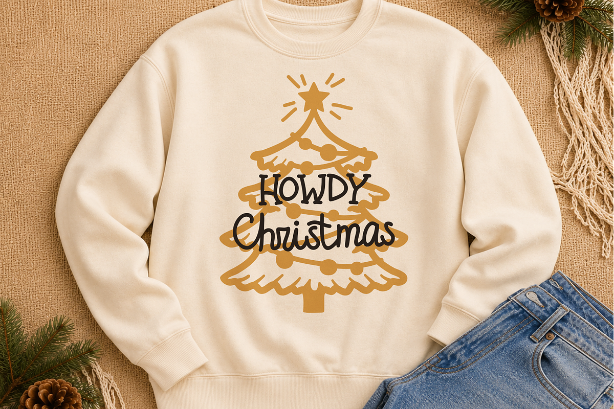 Cowboy Christmas SVG Bundle Western, a Seasonal Illustration by TanchaArt (Photo 6 of 11)