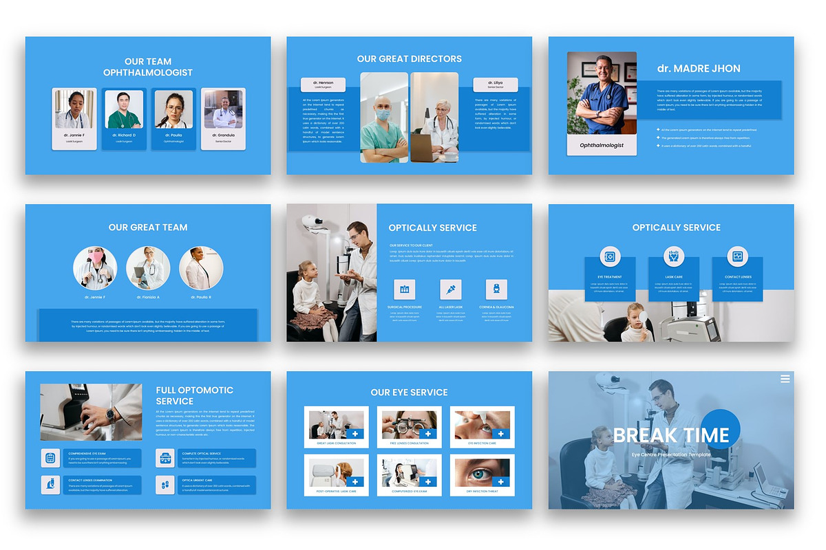 Optically – Medical Google Slide, a Presentation Template by kreatifreya (Photo 3 of 5)