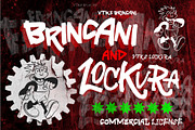 Brincani & Lockura, a Font by vtks design (Thumbnail 3 of 3)