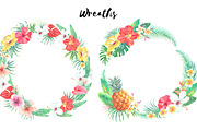 Bora-Bora flora.Watercolor clip art, an Illustration by Anyuka (Thumbnail 3 of 6)