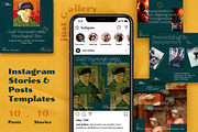 Just Gallery Instagram Posts&Stories, a Social Media Template by Andrew Skoch Design (Thumbnail 1 of 8)