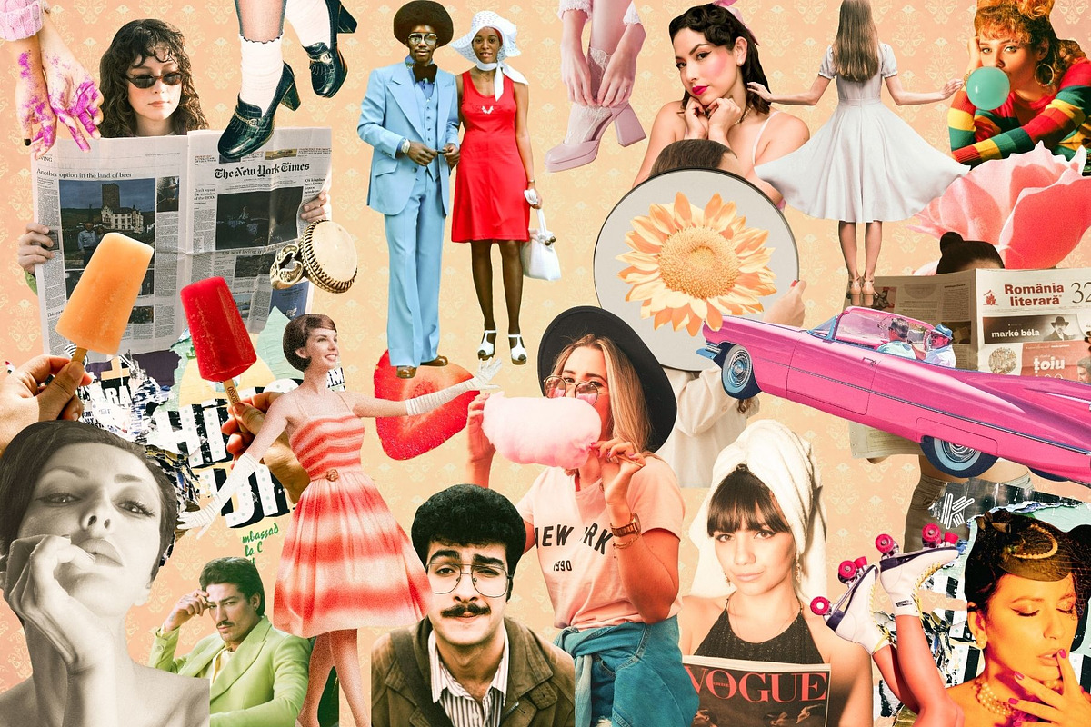 Retro 80s Aesthetic Collage Kit, an Object Graphic by Anzhelika (Photo 7 of 9)