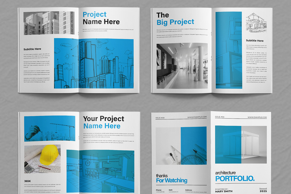 Architecture Portfolio Template, a Magazine Template by ContestDesign (Photo 3 of 3)