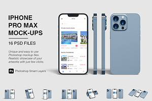iPhone 13 Pro Max Mockup Bundles