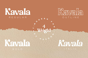 Kavala - Modern Serif