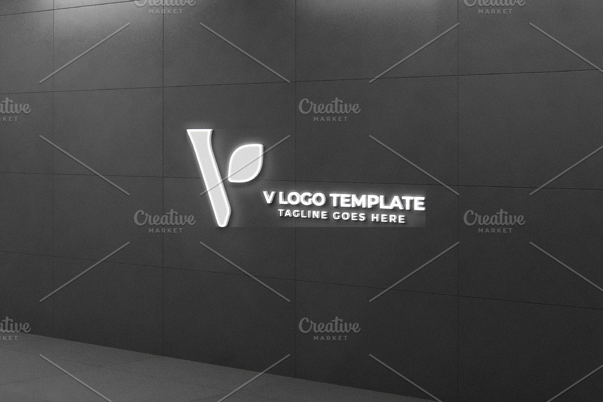 V Letter Logo Template, a Branding & Logo Template by arslantanoli (Photo 3 of 4)