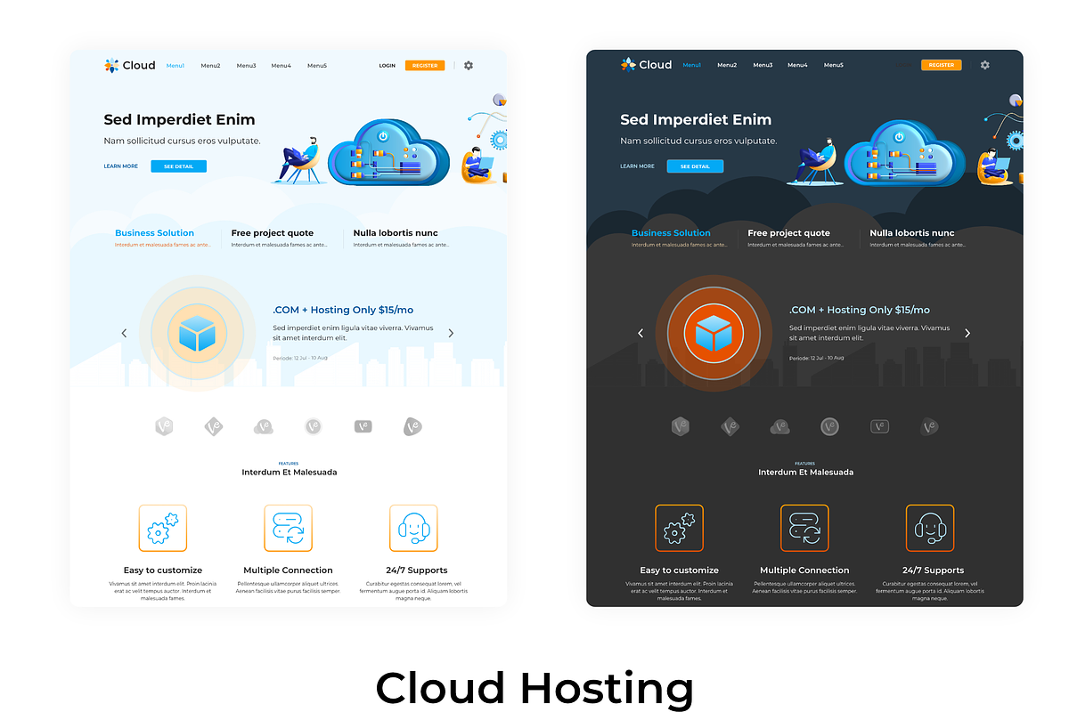 Nirwana HTML Landing Page Collection, a HTML Template by UInstrument (Photo 9 of 19)