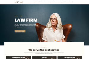 GT Law - Legal WordPress Theme